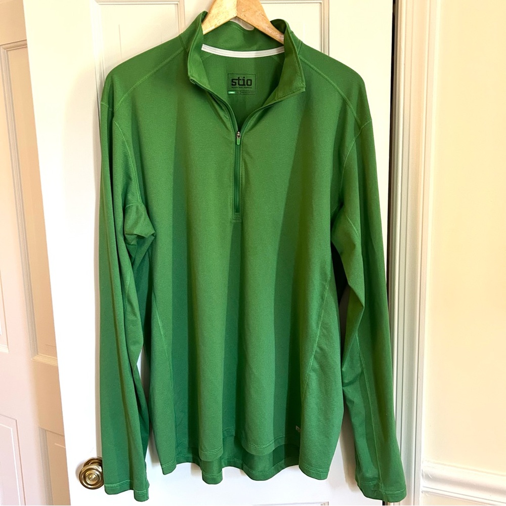 Stio Men's Crester Half Zip Shirt top base layer Size Large